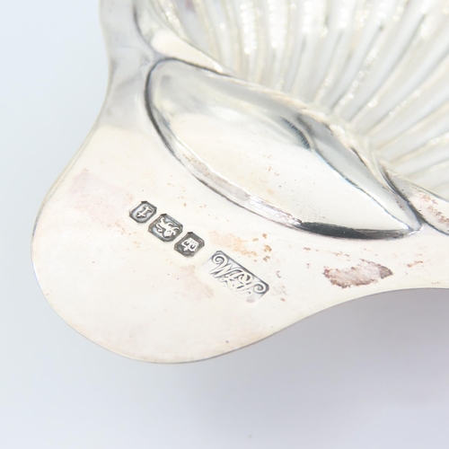 108 - Silver Scallop Shell Butter Dish Hallmarked 1911