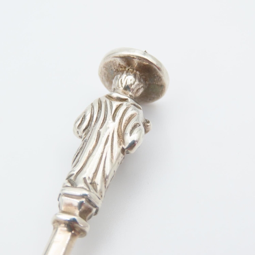 169 - Silver Apostle Spoon Attractively Detailed 18cm Long