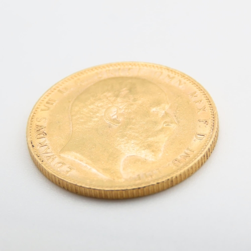 210 - Full Gold Sovereign Dated 1902