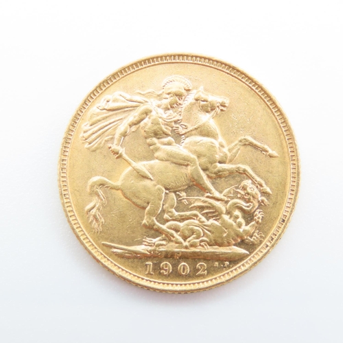211 - Full Gold Sovereign Dated 1902