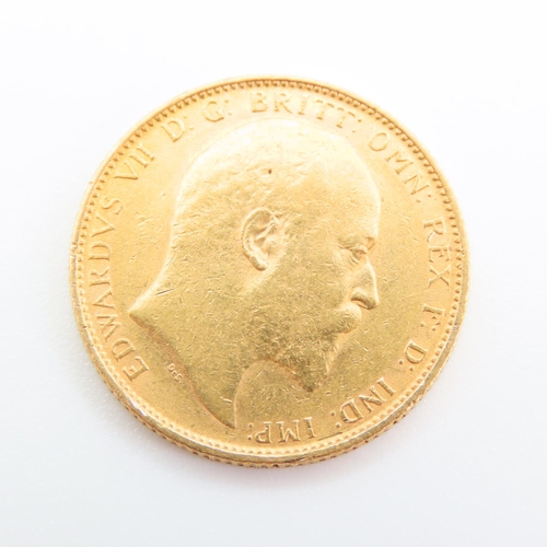 212 - Full Gold Sovereign Dated 1905