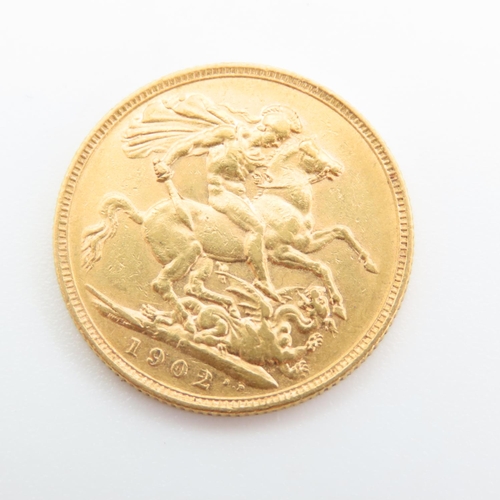 213 - Full Gold Sovereign Dated 1902