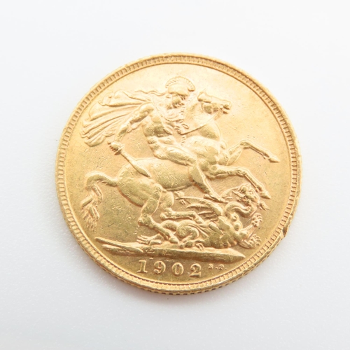 214 - Full Gold Sovereign Dated 1902