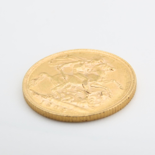 215 - Full Gold Sovereign Dated 1902