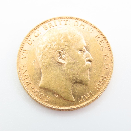 216 - Full Gold Sovereign Dated 1910