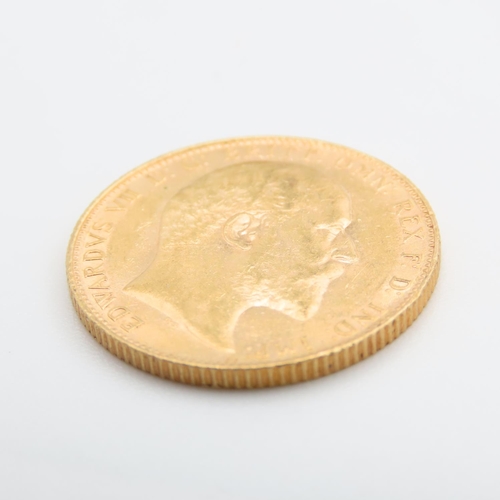 216 - Full Gold Sovereign Dated 1910