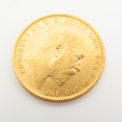 217 - Full Gold Sovereign Dated 1902