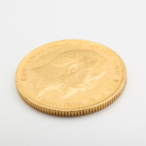 217 - Full Gold Sovereign Dated 1902