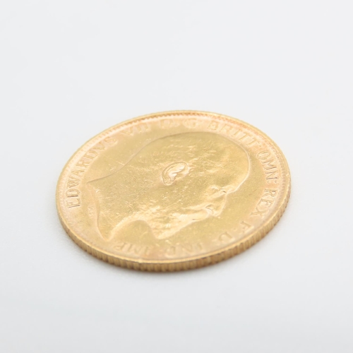 219 - Half Gold Sovereign Dated 1906