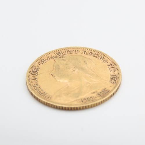 220 - Half Gold Sovereign Dated 1900