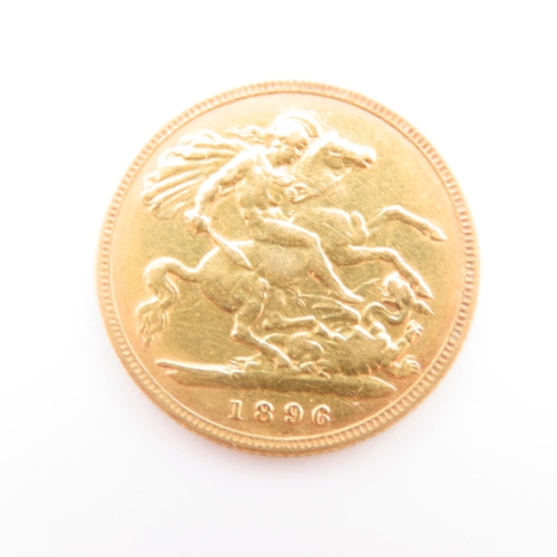 222 - Half Gold Sovereign Dated 1896