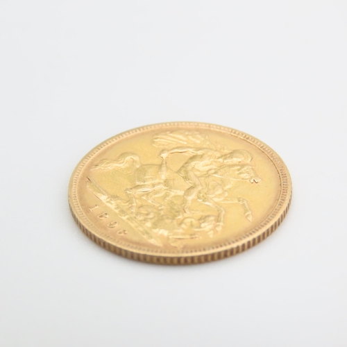 222 - Half Gold Sovereign Dated 1896