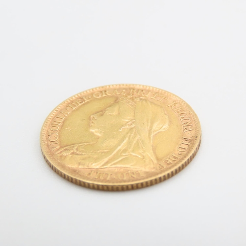 222 - Half Gold Sovereign Dated 1896