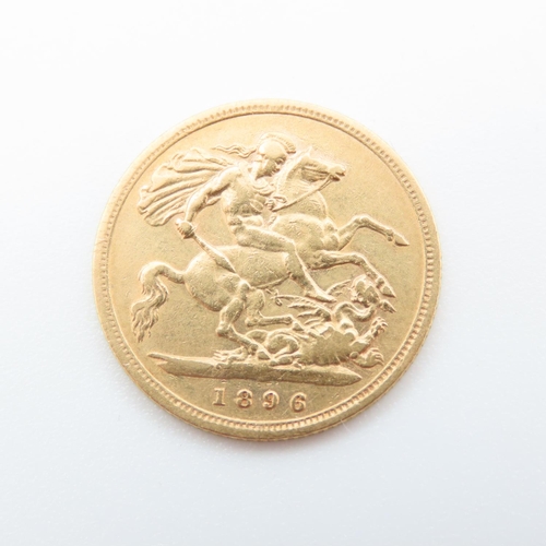 223 - Half Gold Sovereign Dated 1896
