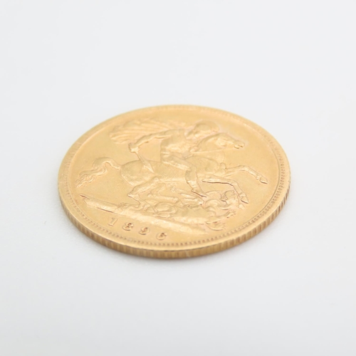 223 - Half Gold Sovereign Dated 1896