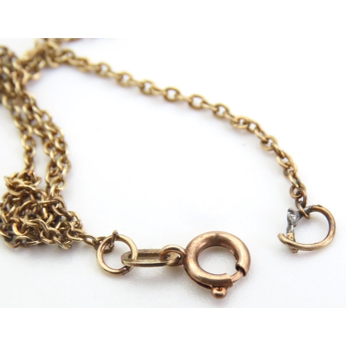 231 - Celtic Cross Motif Pendant Necklace 9 Carat Yellow Gold Pendant and Chain Pendant 3cm Chain 46cm Lon... 