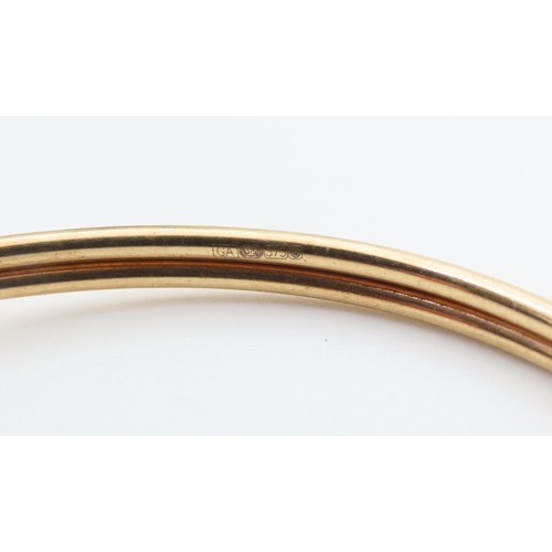 67 - 9 Carat Yellow Gold Ladies Bangle Inner Width 6cm