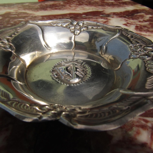 857 - Silver Table Dish Shaped Form