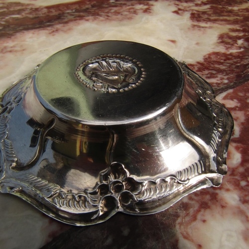 857 - Silver Table Dish Shaped Form