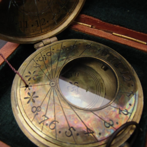 861 - Compass Contained within Hardwood Case Inscribed Dollond of London