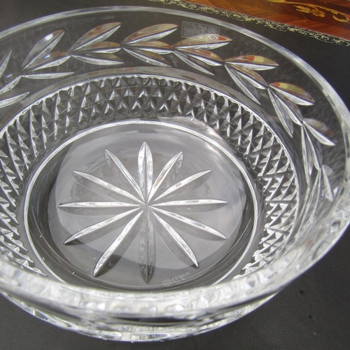 864 - Pair of Irish Cut Crystal Bowls