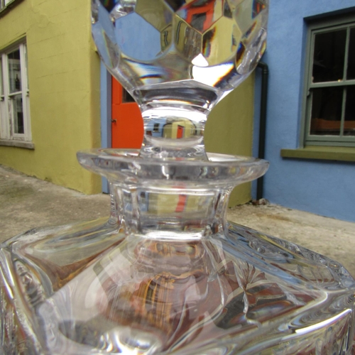 865 - Irish Cut Crystal Decanter with Original Stopper