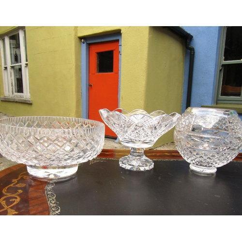 865 - Irish Cut Crystal Decanter with Original Stopper