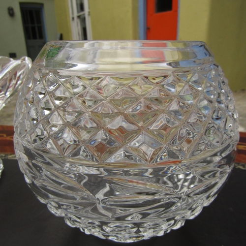 865 - Irish Cut Crystal Decanter with Original Stopper