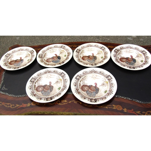 Set of Six Johnson Brothers and Others Serving Dishes