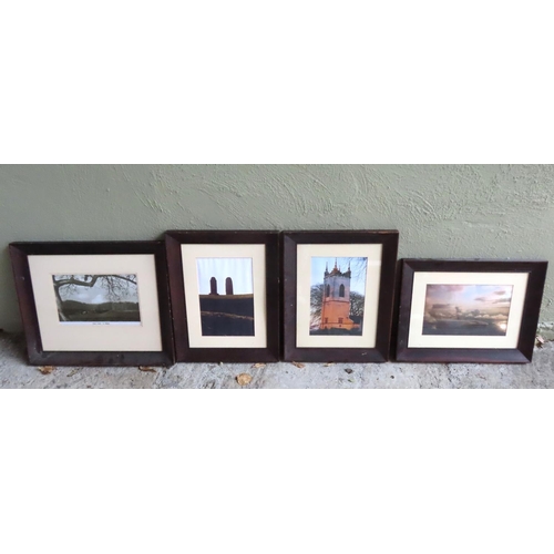 884 - Set of Four Art Photographs Framed Each Approximately 14 Inches x 16 Inches