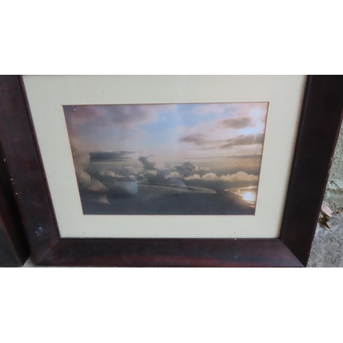 884 - Set of Four Art Photographs Framed Each Approximately 14 Inches x 16 Inches