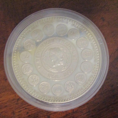 545 - Four Silver Coins Encapsulated Mint Condition