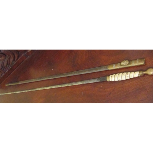 554 - Ceremonial Sword and Scabbard with Detailed Handle Original Condition