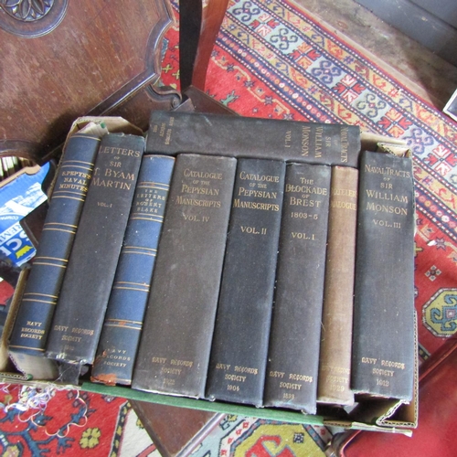 569 - Various Antiquarian Volumes Contained within Cardboard Box