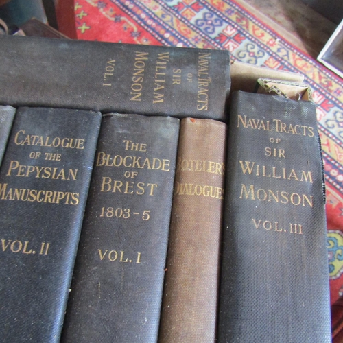 569 - Various Antiquarian Volumes Contained within Cardboard Box