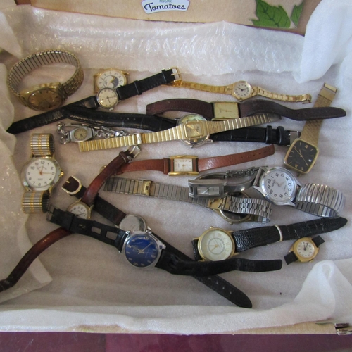 68 - Quantity of Various Watches Ladies and Gentlemans Quantity as Photographed Vintage and Others