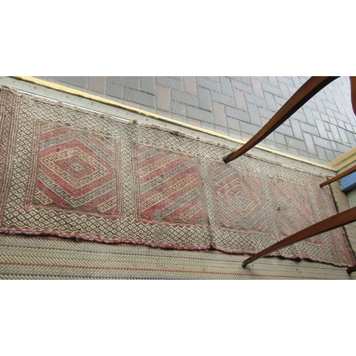 80 - Old Persian Rug Approximately 5ft Long x 20 Inches Wide