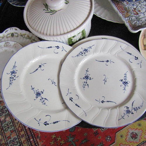 597 - Collection of Various Table Porcelain Including Villeroy and Boch Dishes Vieux Luxembourge Pattern Q... 