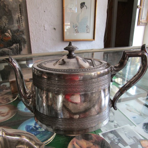 613 - Collection of Silver Plate Including Tea Pot and Batchelor's Milk Jug Quantity as Photographed