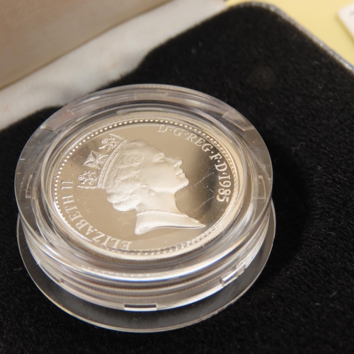 438 - Royal Mint Silver Proof One Pound Coin Contained within Original Presentation Case