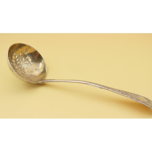 446 - Silver Sugar Caster Spoon 17cm Long