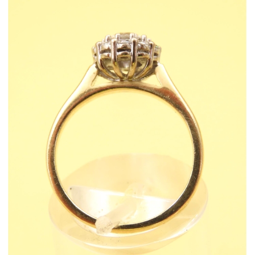 468 - Ladies Diamond Ring Approximately 1 Carat of Diamonds Mounted on 18 Carat Yellow Gold band Ring Size... 