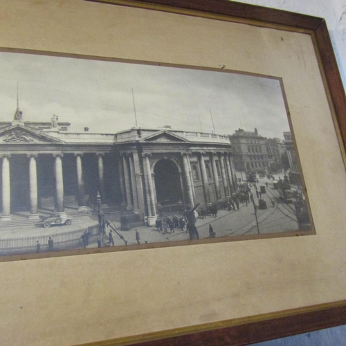 104 - Large Folio Original Black and White Photograph Parliament Buildings College Green Dublin Circa 1930... 