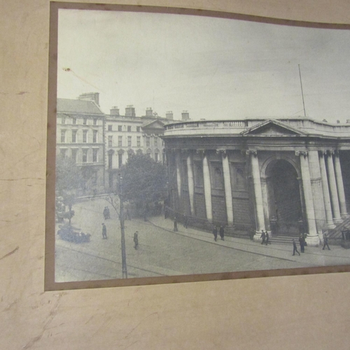 104 - Large Folio Original Black and White Photograph Parliament Buildings College Green Dublin Circa 1930... 