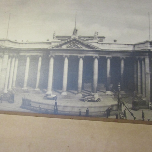 104 - Large Folio Original Black and White Photograph Parliament Buildings College Green Dublin Circa 1930... 