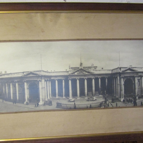 104 - Large Folio Original Black and White Photograph Parliament Buildings College Green Dublin Circa 1930... 