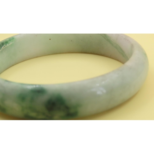 1047 - Jade Bangle Inner Width 5cm