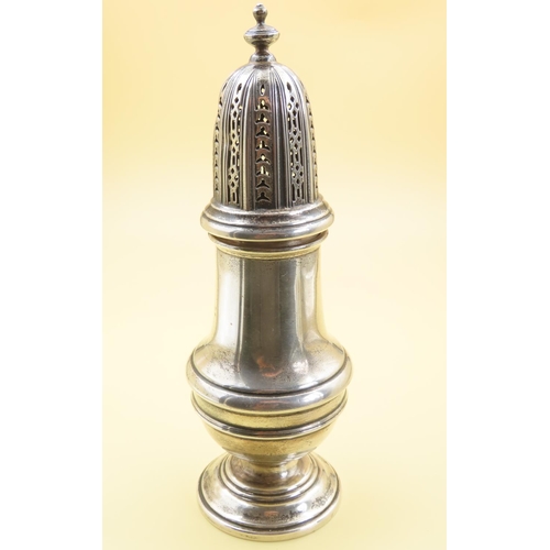 1060 - Silver Sugar Sifter Pedestal Form 17cm High