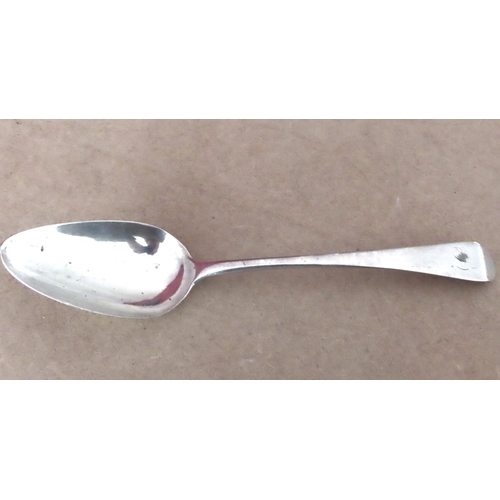 1077 - Silver Serving Spoon 21cm Long