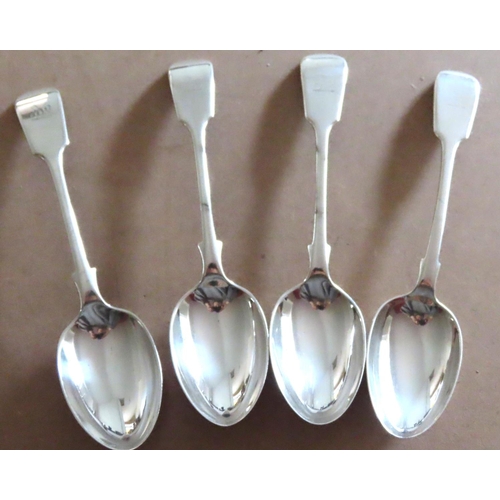 1079 - Set of Six Silver Table Spoons Each 18cm Long